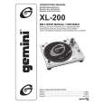 GEMINI XL-200 Owner's Manual