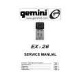 GEMINI EX-26 Service Manual