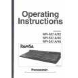 PANASONIC WRSX1A32 Owner's Manual