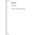 AEG FW503,Frostw�chter Owner's Manual