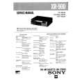 SONY XR-900 Service Manual