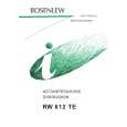 ROSENLEW RW612TE Owner's Manual