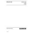 ZANKER CF4200 Owner's Manual