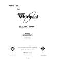 WHIRLPOOL LE7685XPW0 Parts Catalog