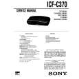 SONY ICF-C370 Service Manual