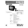 SONY KVDX25TD Service Manual