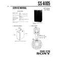 SONY SSA105 Service Manual