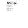 SONY SEN280 Owner's Manual