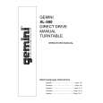 GEMINI XL-500 Owner's Manual