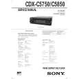 SONY CDXC5750 Service Manual