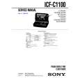 SONY ICFC1100 Service Manual