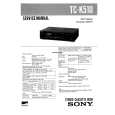 SONY TCK510 Service Manual