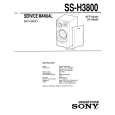 SONY SS-H3800 Service Manual