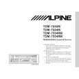 ALPINE TDM7555R Owner's Manual