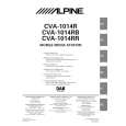 ALPINE CVA1014RB Owner's Manual