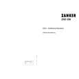 ZANKER 307/971-09 50365 PRI Owner's Manual