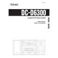 TEAC DC-D6300 Owner's Manual