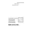 THERMA SGK O/54.2 RC Owner's Manual