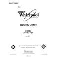 WHIRLPOOL LE9520XTW0 Parts Catalog