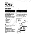 SONY SSCR62 Owner's Manual
