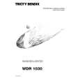 TRICITY BENDIX WDR1030 Owner's Manual