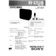 SONY KVX2531B Service Manual