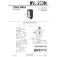 SONY HVL20DM Service Manual