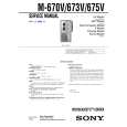 SONY M670V Service Manual