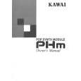 KAWAI PHM Owner's Manual