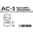 BOSS AC-3 Owner's Manual