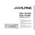 ALPINE TDA7572R Owner's Manual