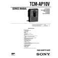 SONY TCMAP10V Service Manual