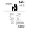 SONY SA-S1 Service Manual