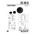 SONY XSHL13 Service Manual