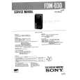 SONY FDM-030 Service Manual