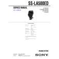 SONY SSLA500ED Service Manual