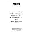 ZANUSSI ZOB7 Owner's Manual