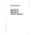 HITACHI HM4721D Owner's Manual