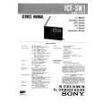 SONY ICFSW1 Service Manual