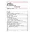 HITACHI 50UX58B Owner's Manual