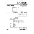 SONY KV2166MI Service Manual