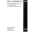 AEG LAV617-W Owner's Manual
