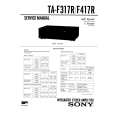 SONY TAF317R Service Manual