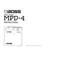 BOSS MPD-4 Owner's Manual