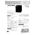 SONY HST616 Service Manual
