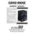 GENZBENZ INTRO90 Owner's Manual