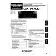 PIONEER CX-W700 Owner's Manual