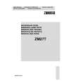 ZANUSSI ZM27T Owner's Manual