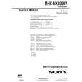 SONY MHCNX300AV Service Manual
