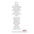 AEG KF 3000 Owner's Manual